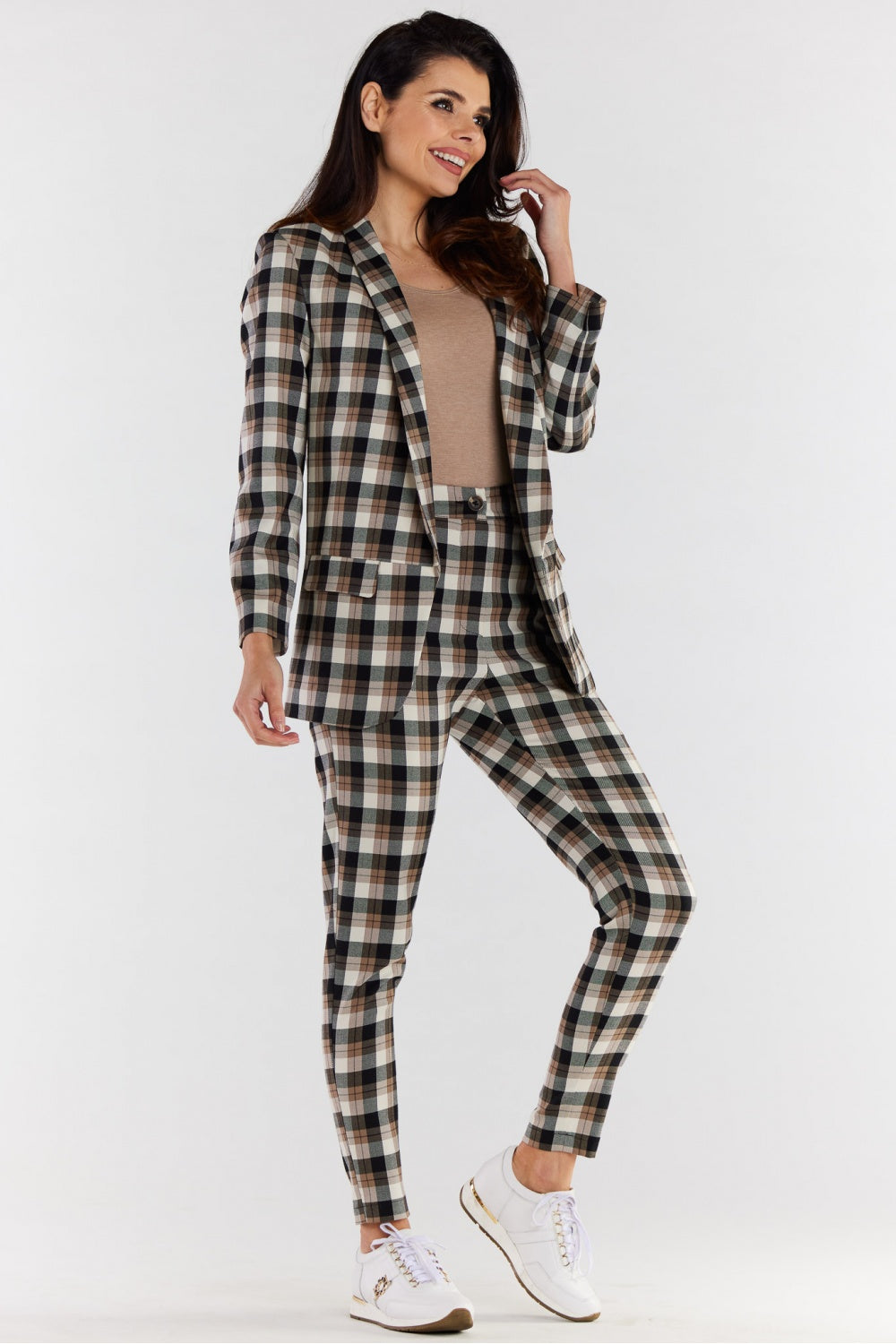 Chaussures à talons femme awama Pantalon Pantalon — brun
