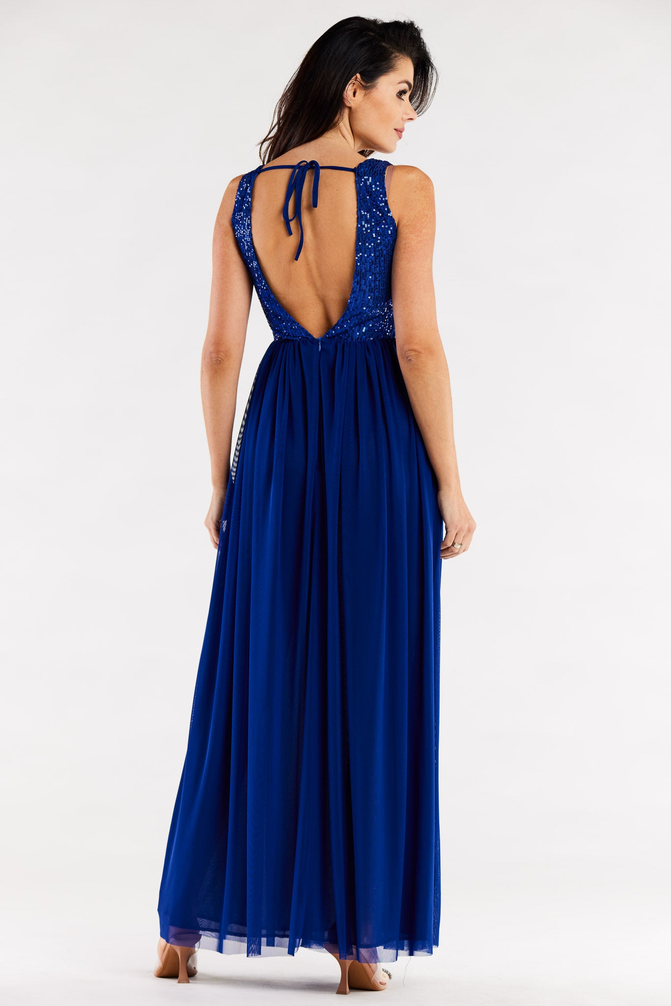 Robe femme awama De Soirée De — bleu
