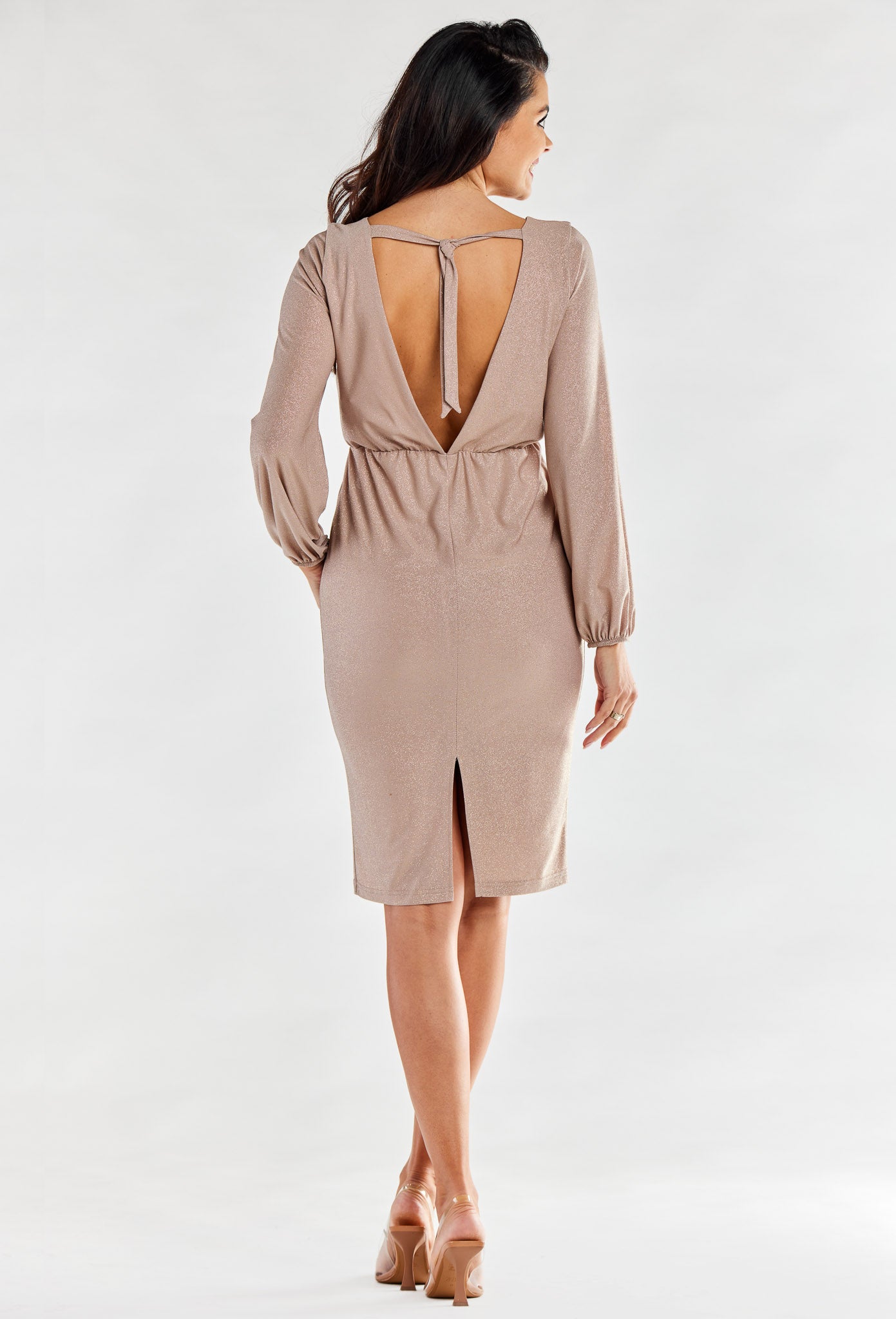 Robe femme awama De Soirée De — beige