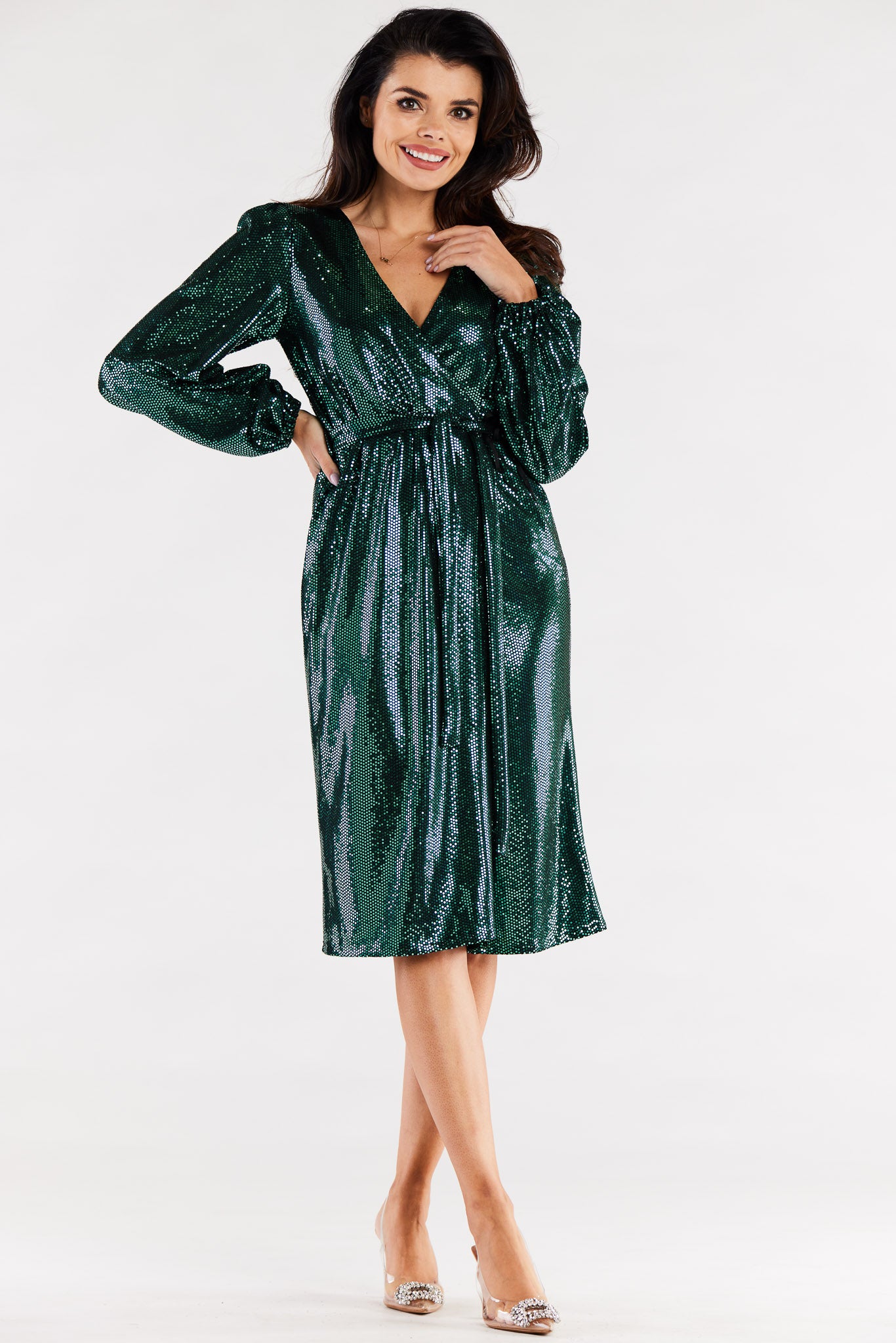 Robe femme awama De Soirée De — vert