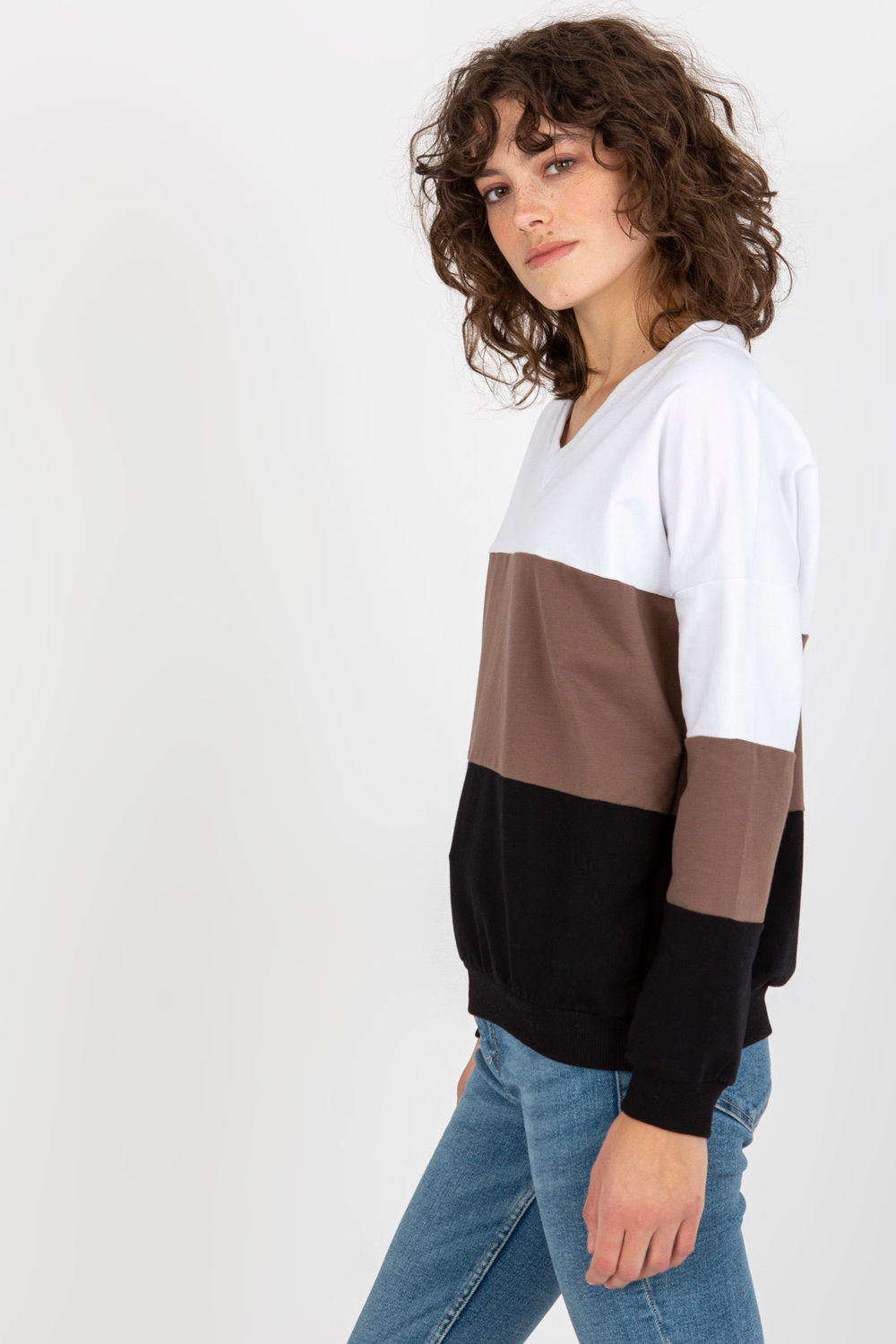 T-shirt femme Rue Paris Sweatshirt Sweatshirt — noir
