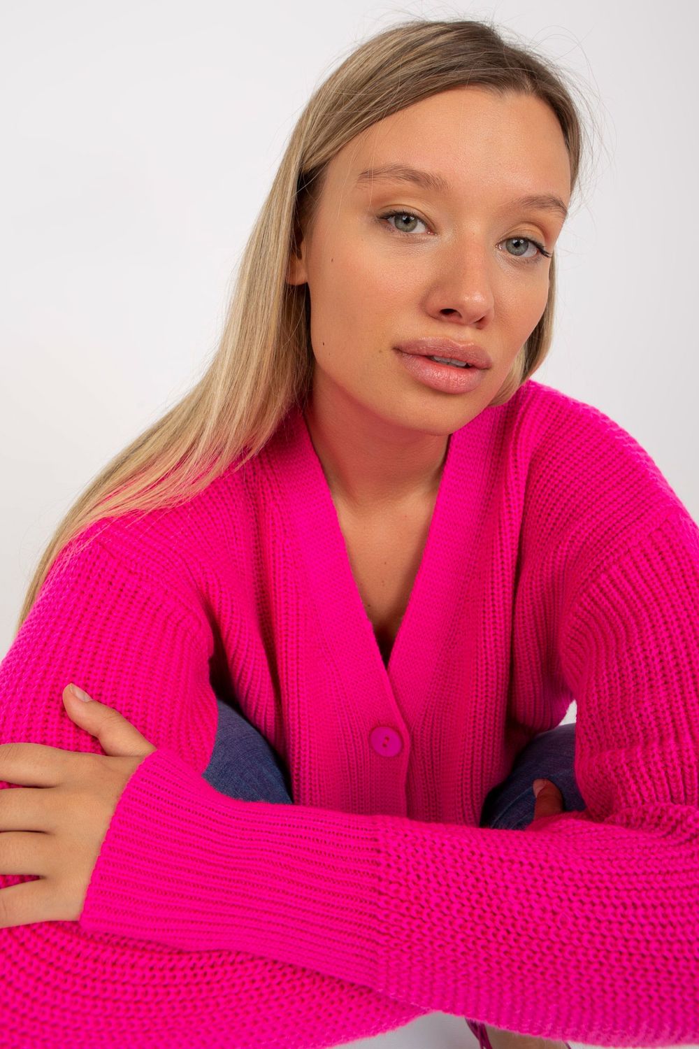 Cardigan femme Rue Paris — rosé