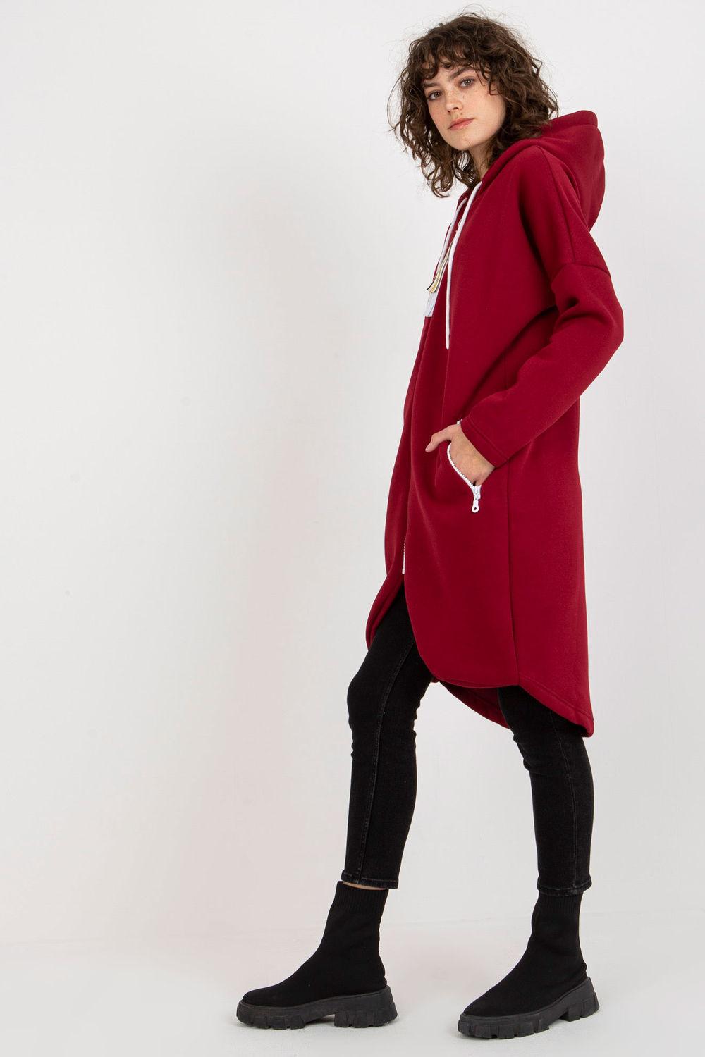 T-shirt femme Relevance Sweatshirt Sweatshirt — rouge