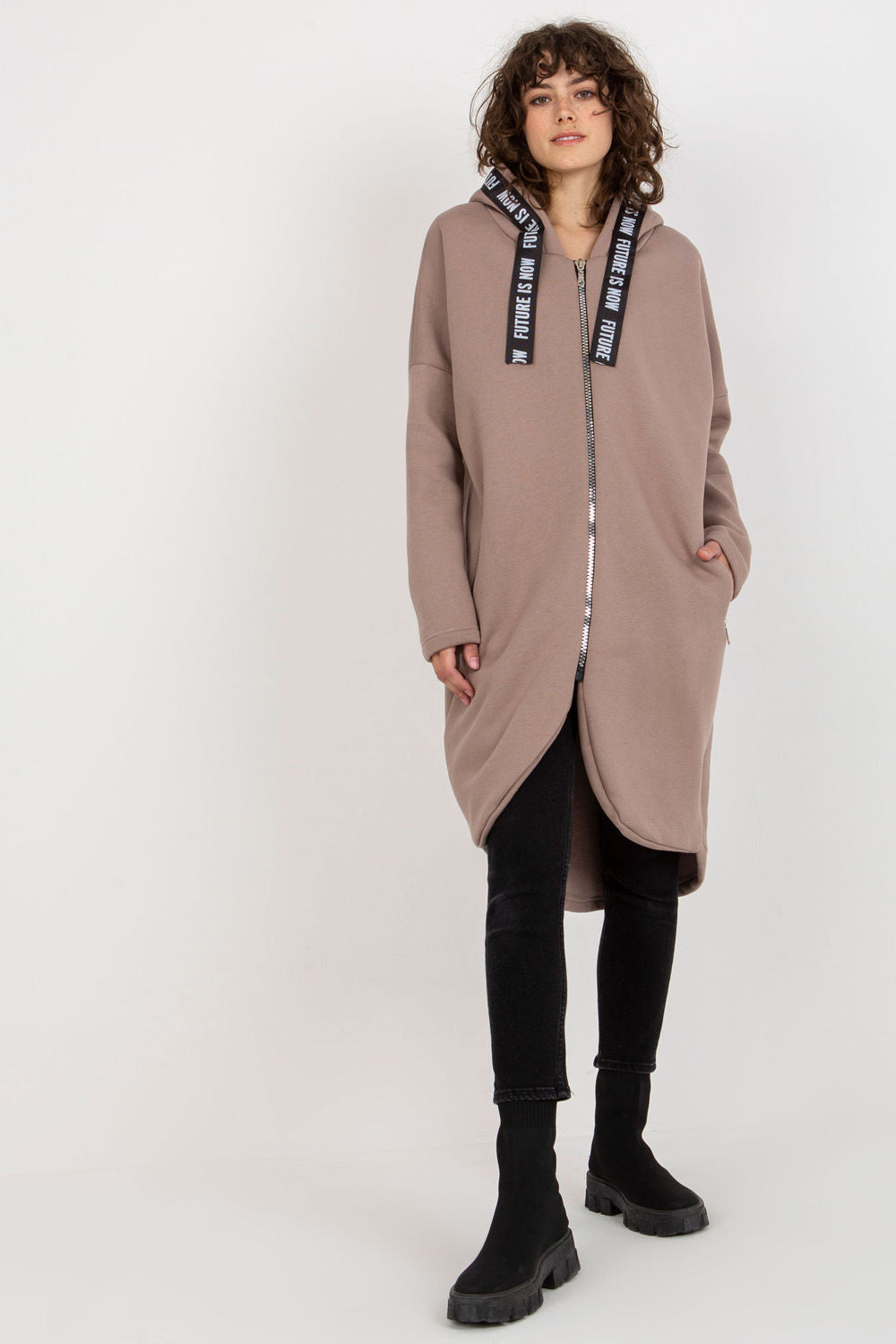 T-shirt femme Relevance Sweatshirt Sweatshirt — beige