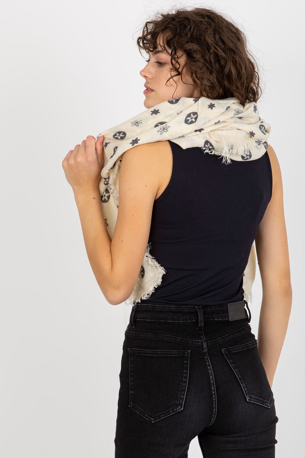 Foulard femme AT — beige