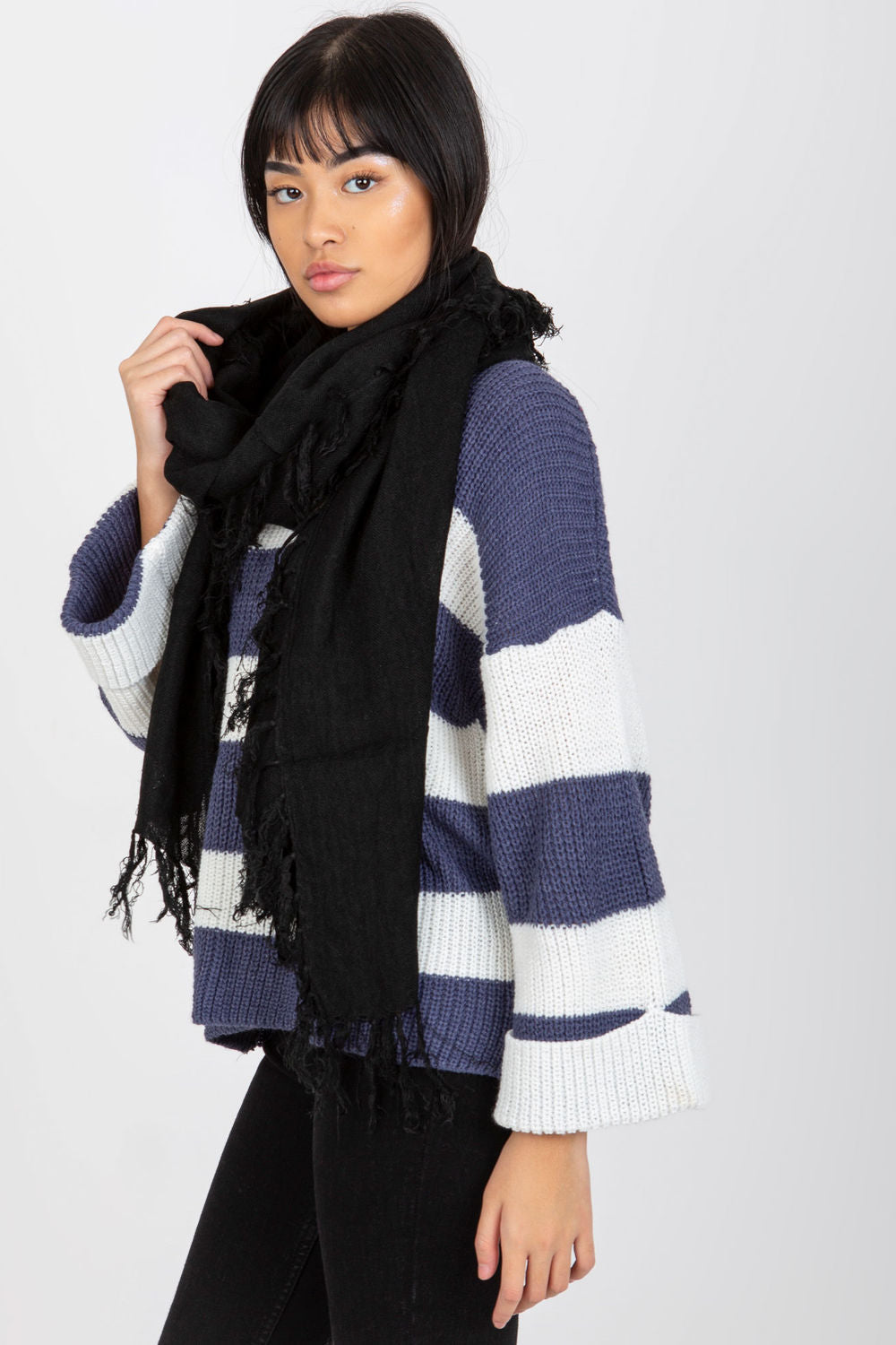 Châle femme AT — noir