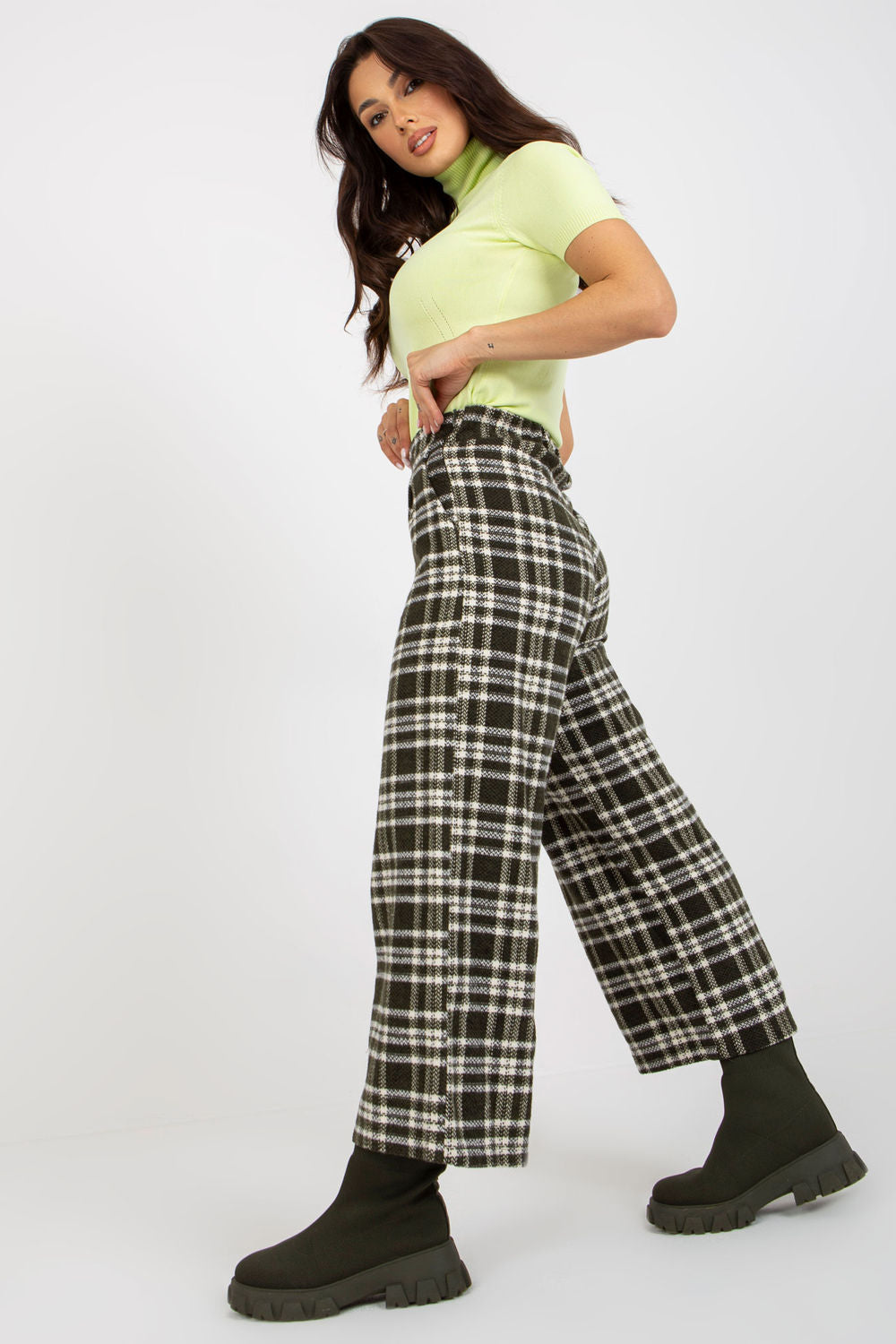 Chaussures à talons femme Lakerta Pantalon Pantalon — vert
