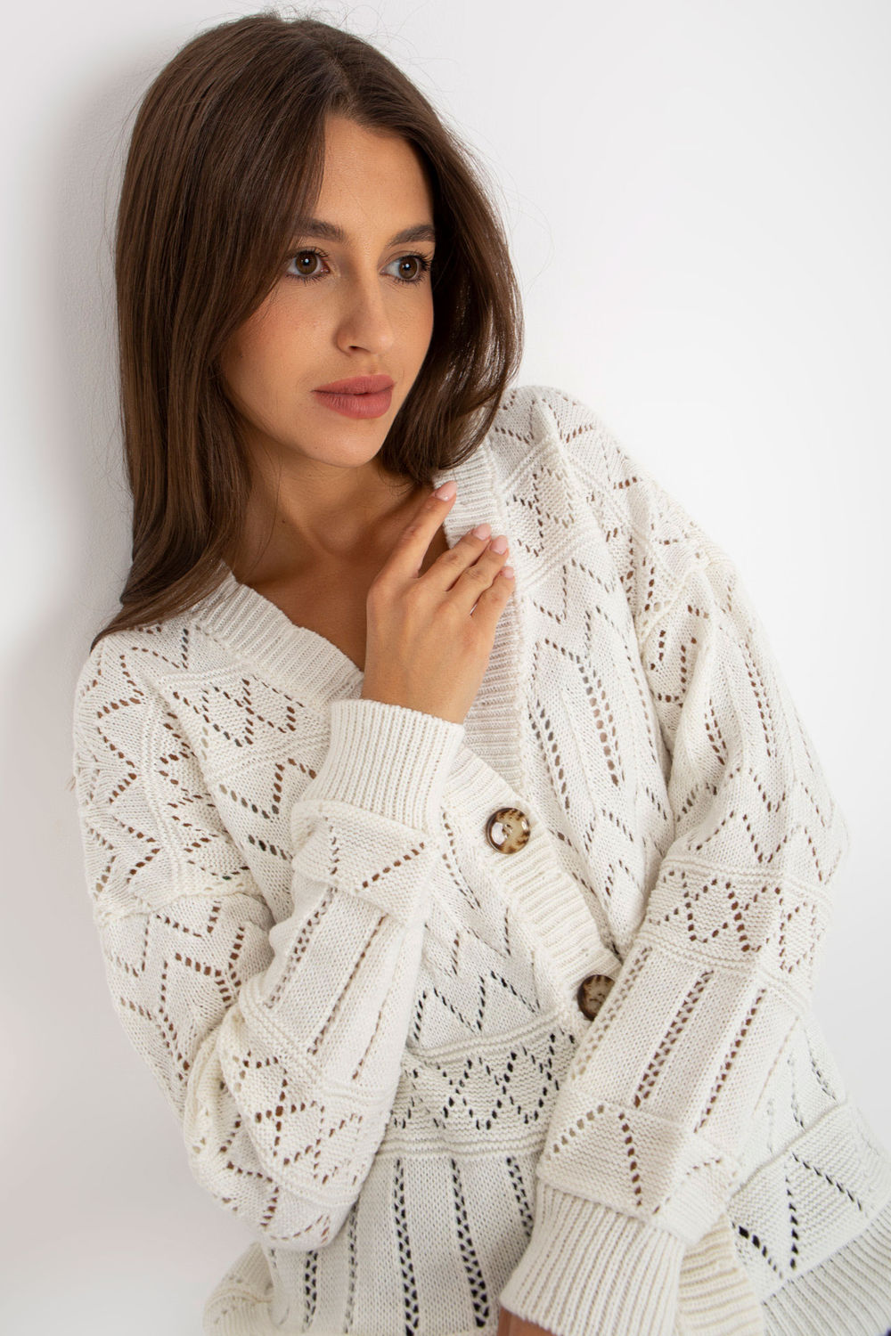 Cardigan femme Rue Paris — beige