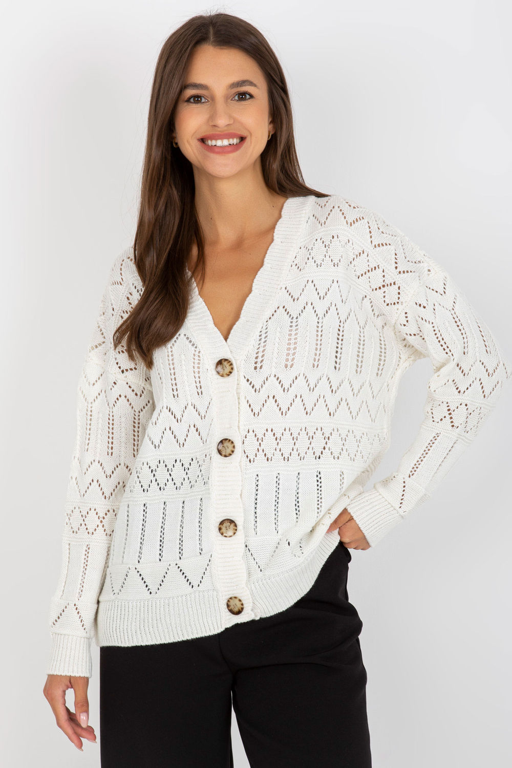Cardigan femme Rue Paris — beige