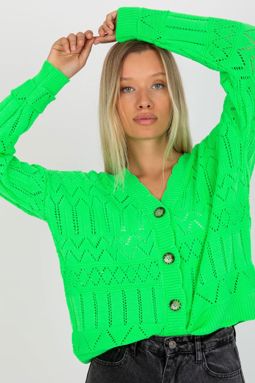 Cardigan femme Rue Paris — vert