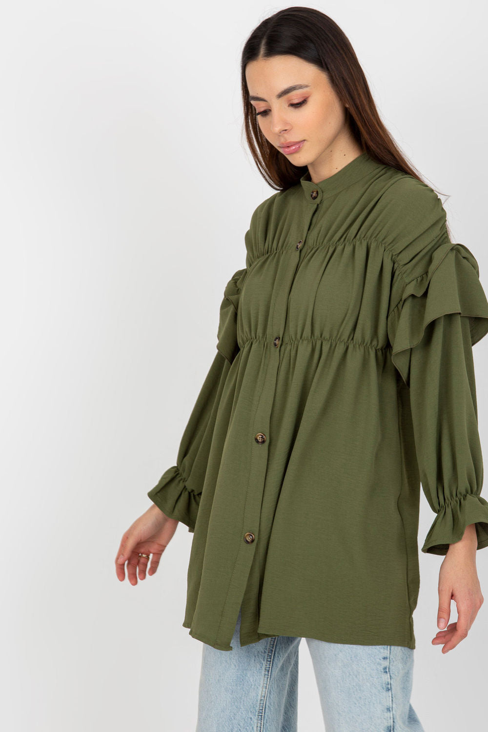 Blouse femme Och Bella — vert