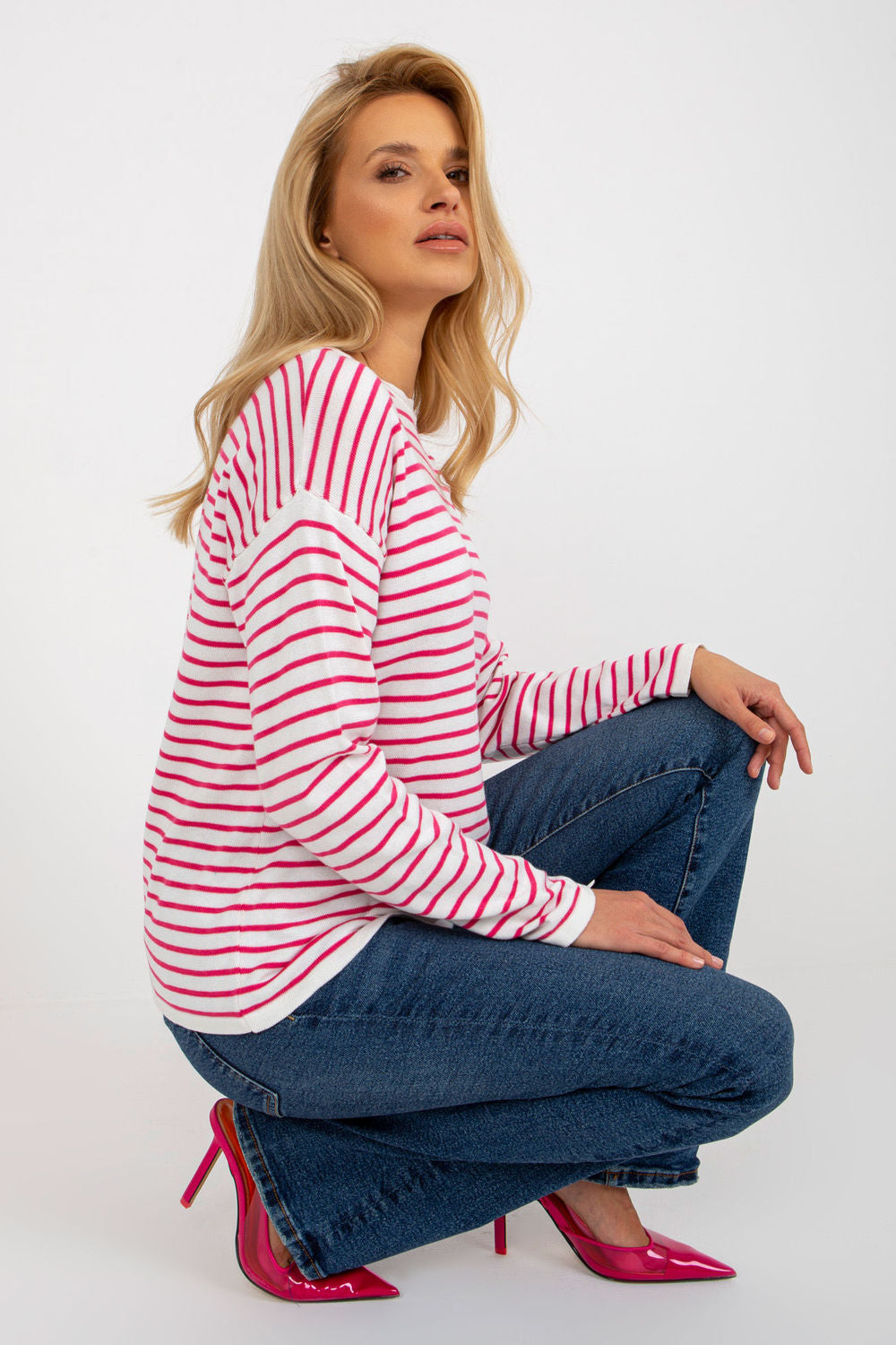Pull femme Rue Paris Chandail Chandail — rosé