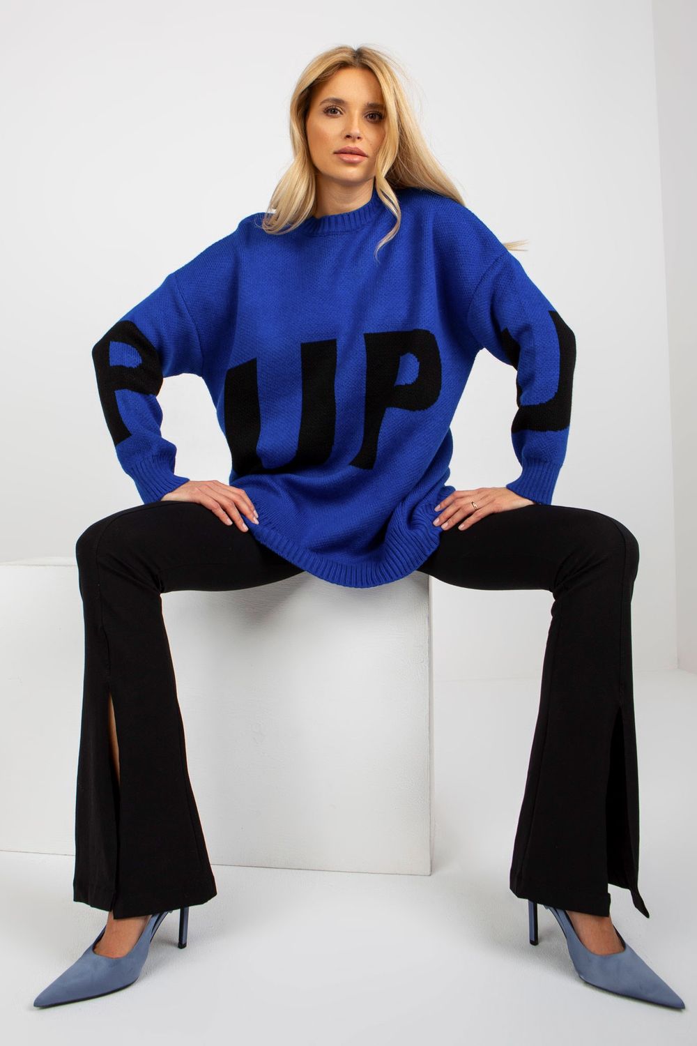 Pull femme Rue Paris Chandail Chandail — bleu