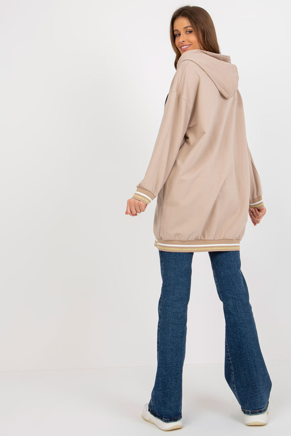 T-shirt femme Relevance Sweatshirt Sweatshirt — beige