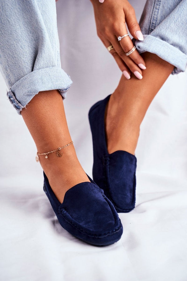 Moccasins femme Step in style — bleu marine