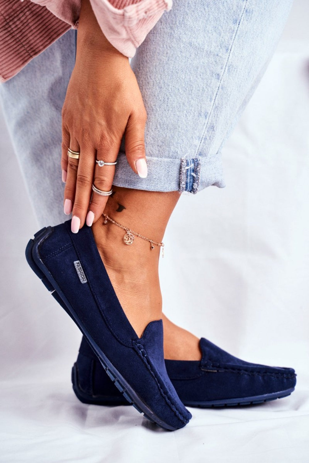 Moccasins femme Step in style — bleu marine