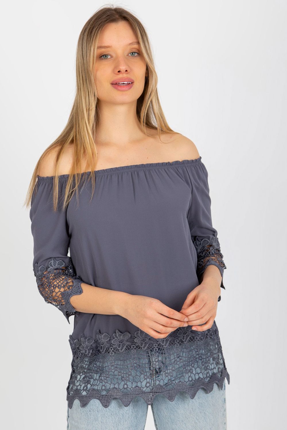 Blouse femme Lakerta Chemisier Chemisier — gris