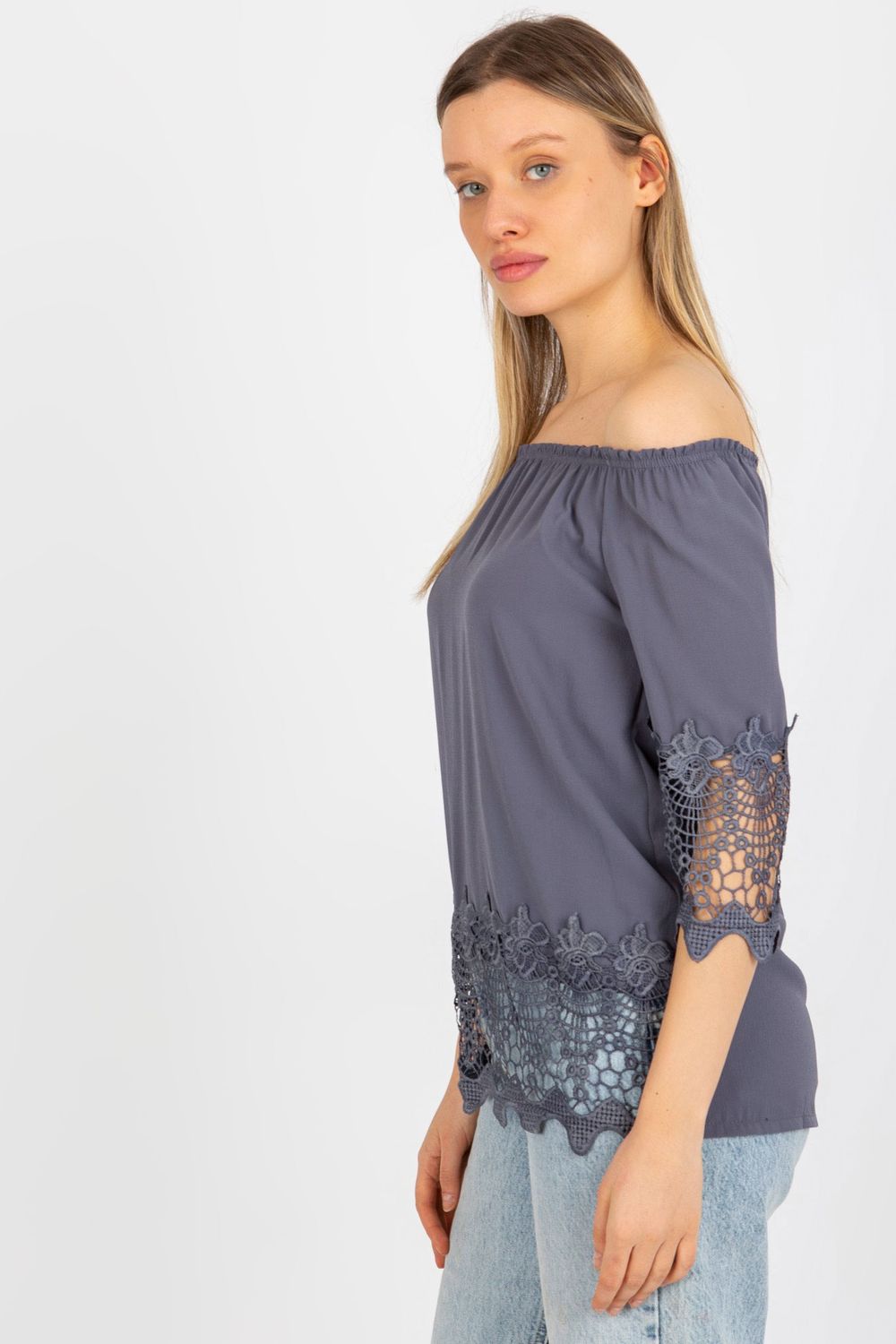 Blouse femme Lakerta Chemisier Chemisier — gris