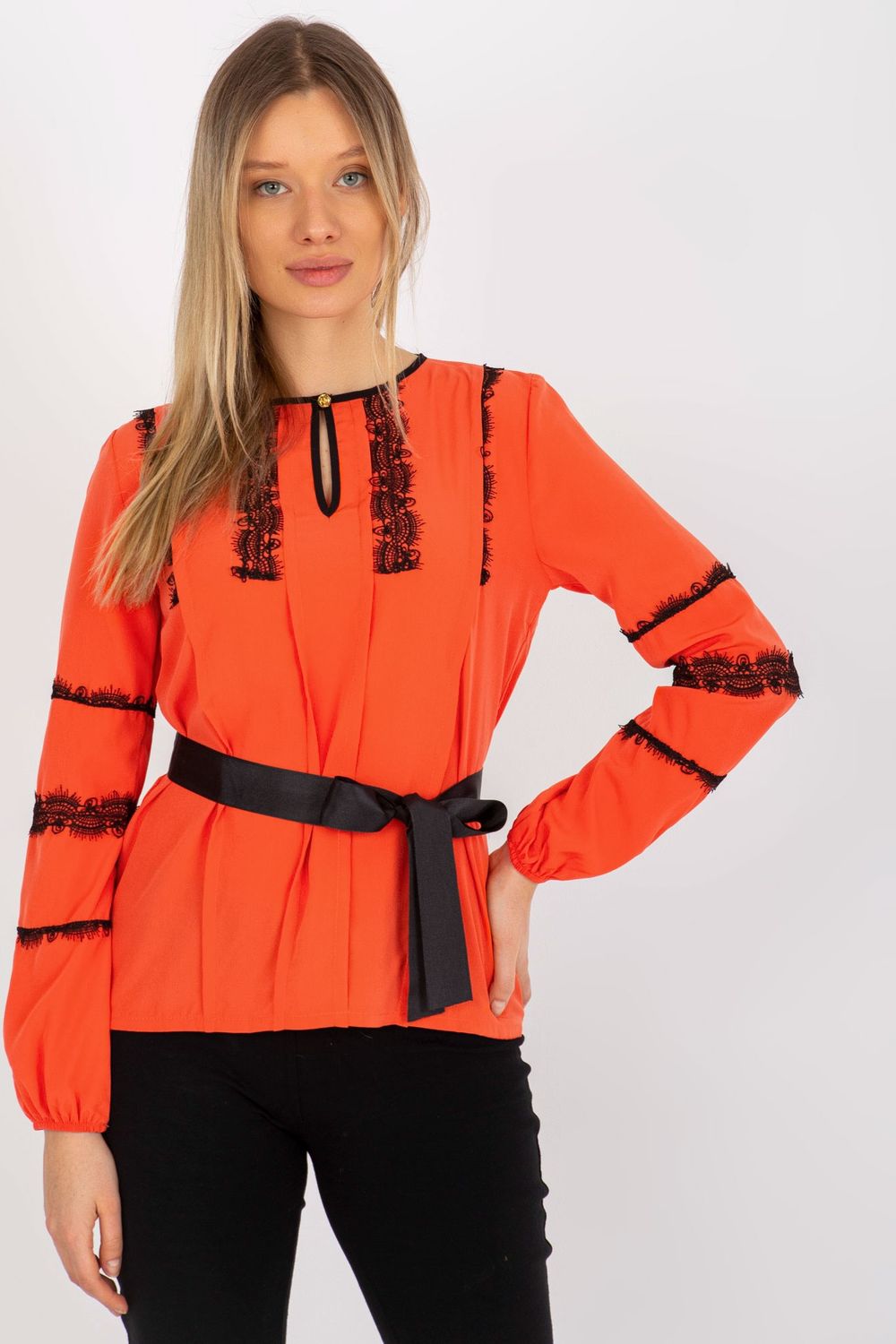Blouse femme Lakerta Chemisier Chemisier — orange