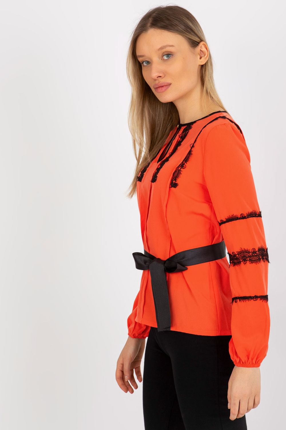 Blouse femme Lakerta Chemisier Chemisier — orange