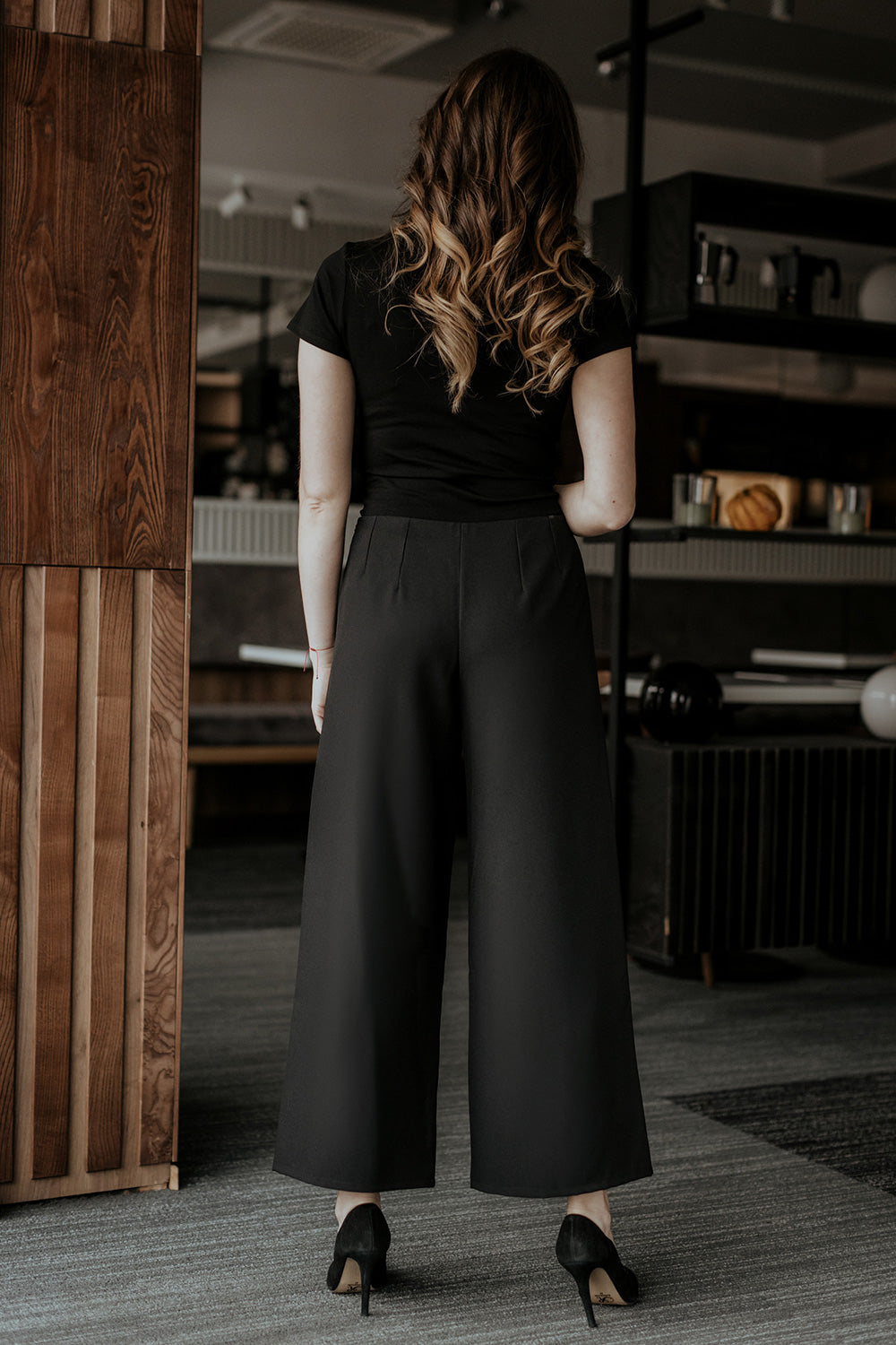 Chaussures à talons femme Tessita Pantalon Pantalon — noir