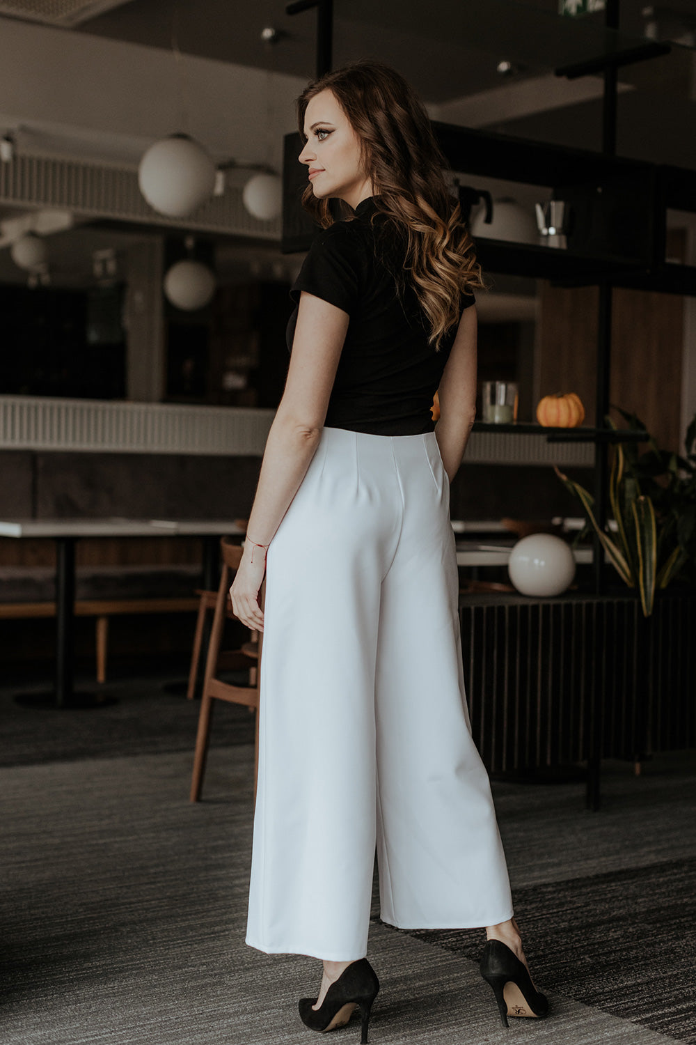 Chaussures à talons femme Tessita Pantalon Pantalon — blanc