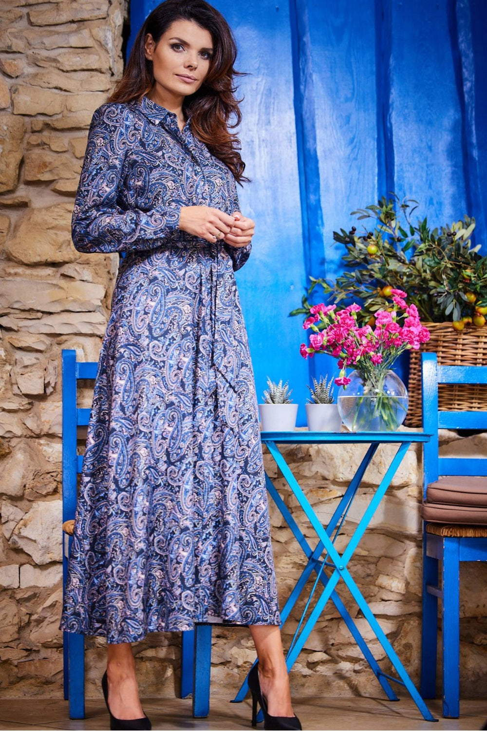 Robe femme awama De Jour De — bleu marine