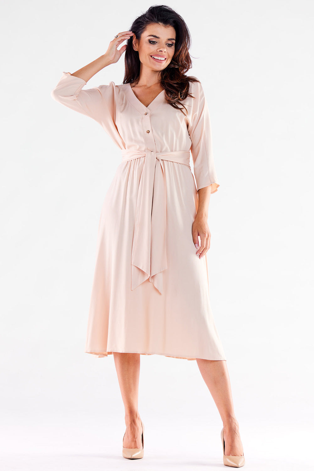 Robe femme awama De Jour De — beige