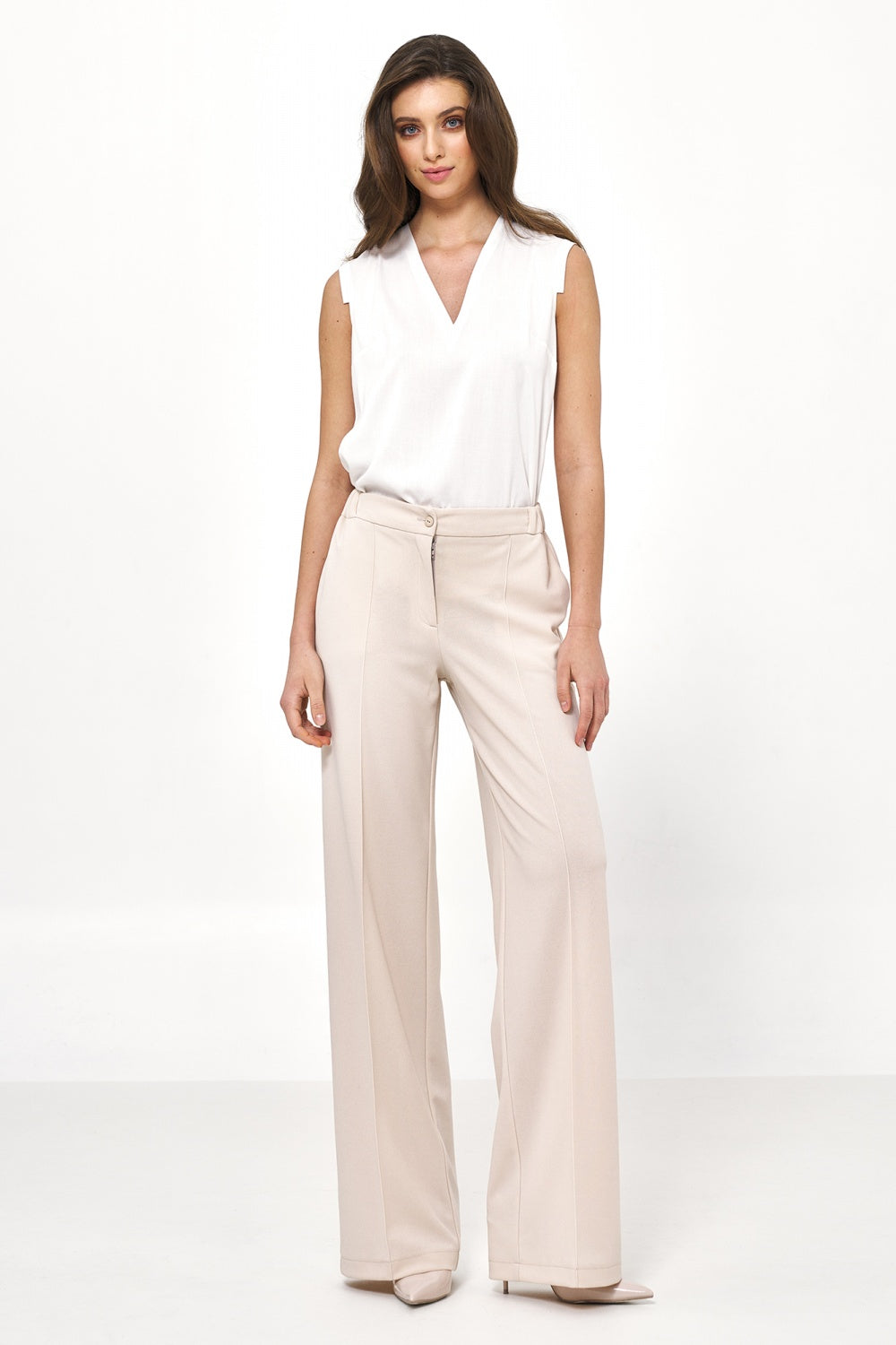 Blouse femme Nife Chemisier Chemisier — beige