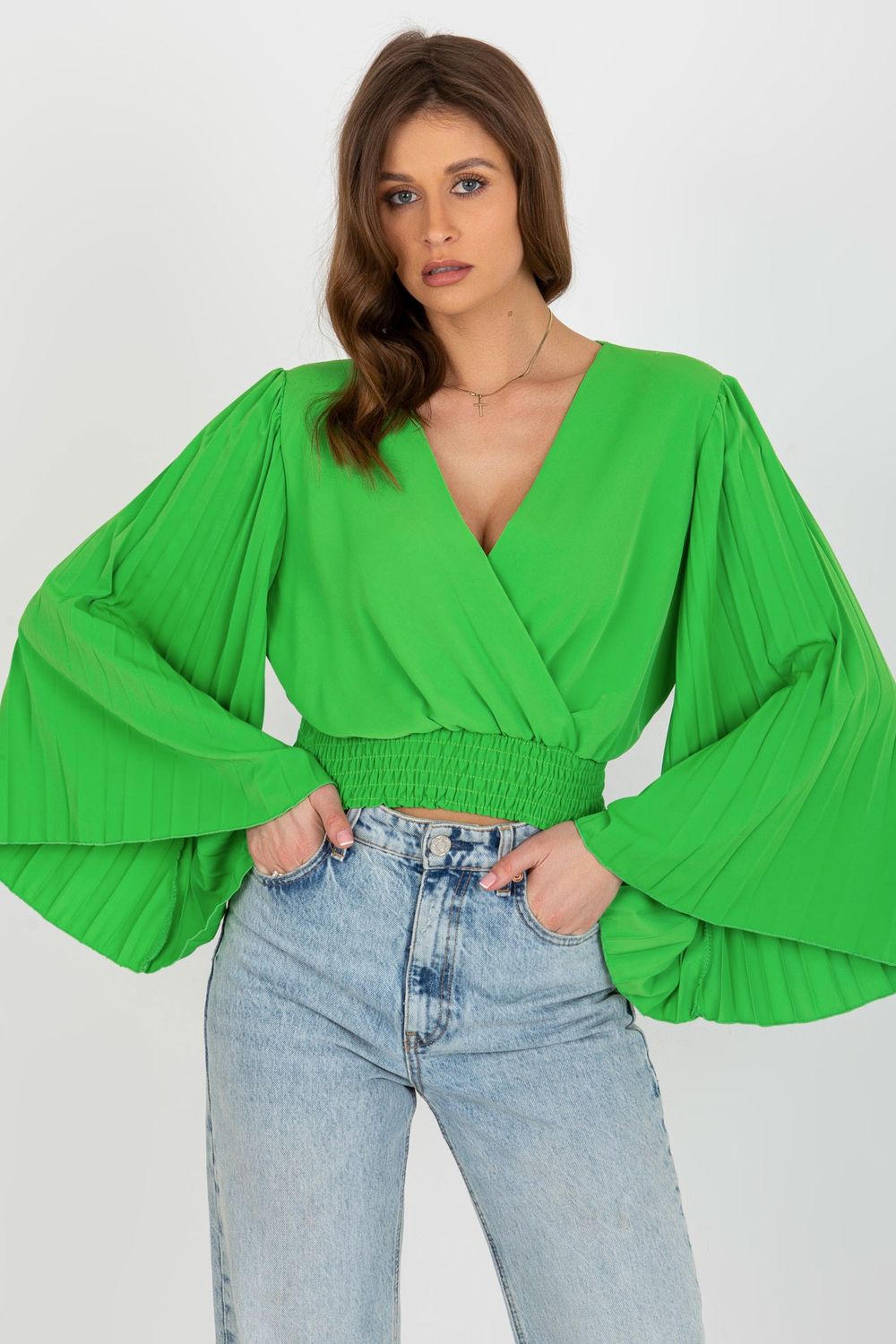 Blouse femme Italy Moda Chemisier Chemisier — vert