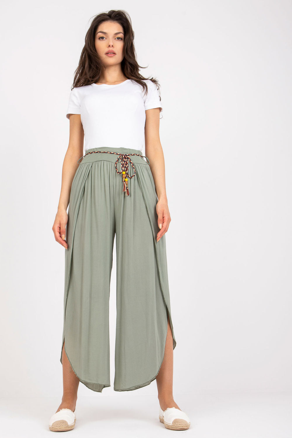 Chaussures à talons femme Och Bella Pantalon Pantalon — vert