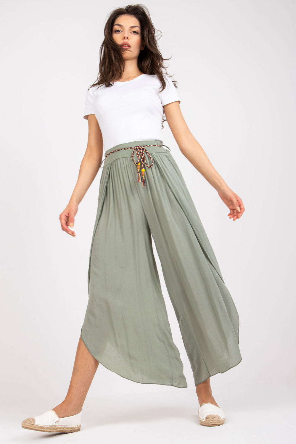 Chaussures à talons femme Och Bella Pantalon Pantalon — vert