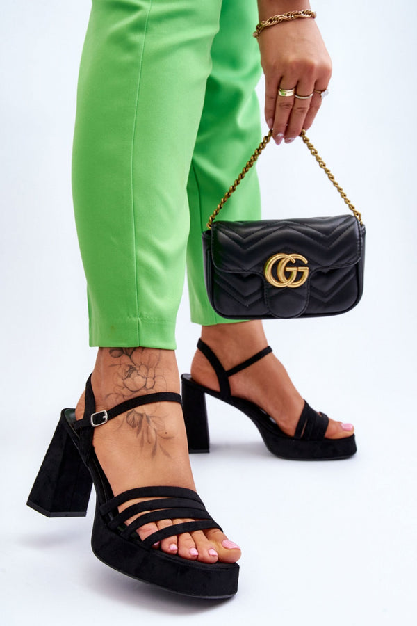 Sandales femme Step in style À Talons À — noir