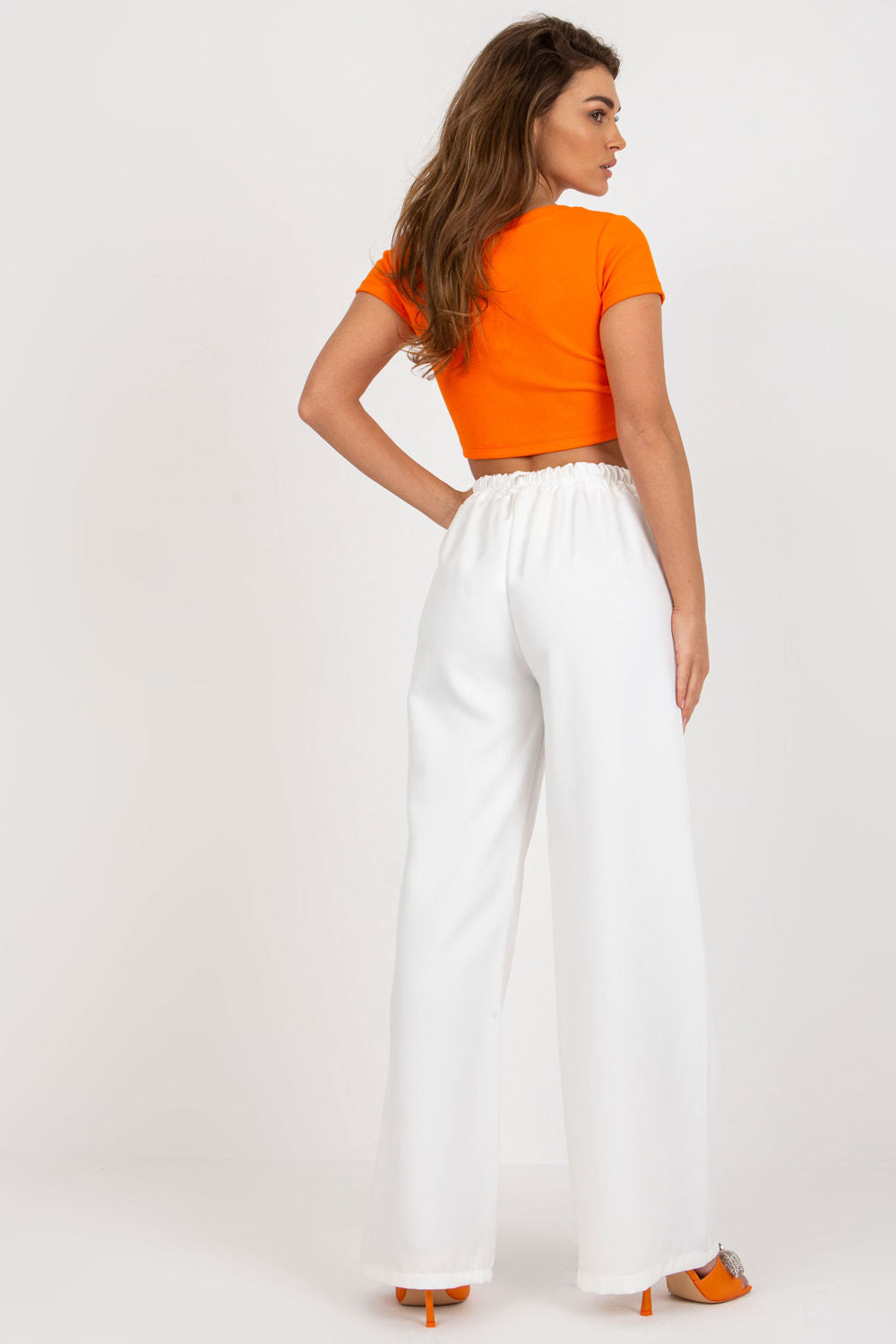 Chaussures à talons femme Italy Moda Pantalon Pantalon — beige