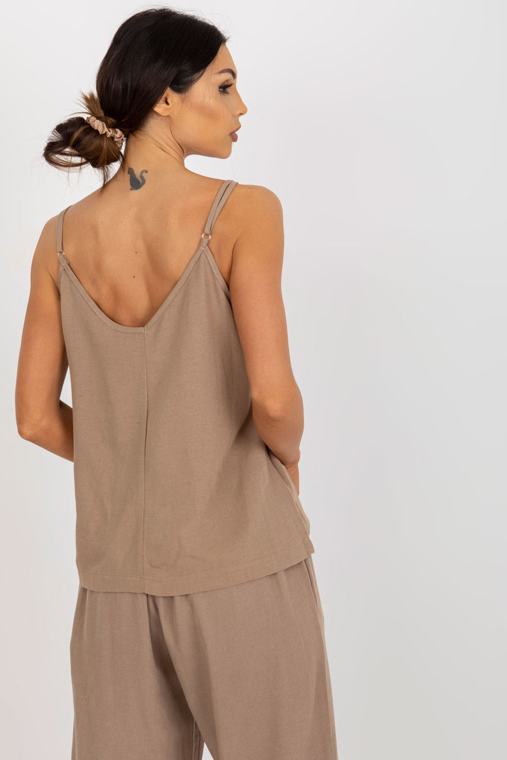 Maillot de bain femme Och Bella Top Top — beige
