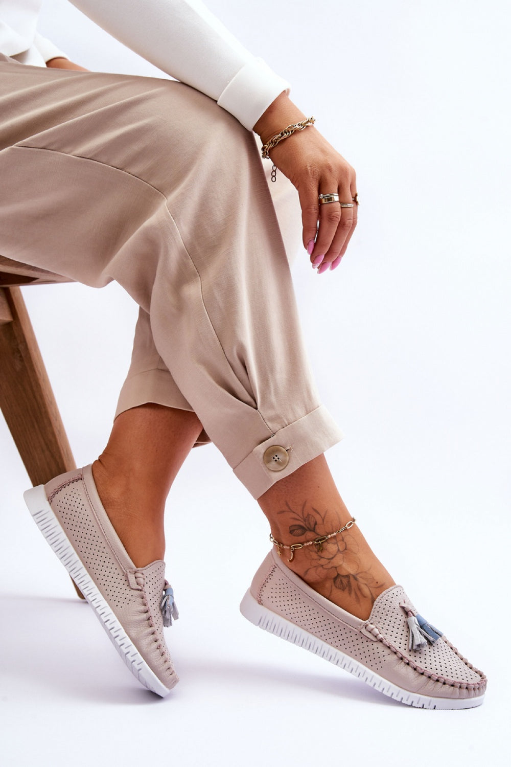 Moccasins femme Step in style — rosé