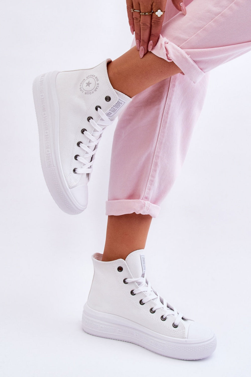 Baskets femme Step in style — blanc