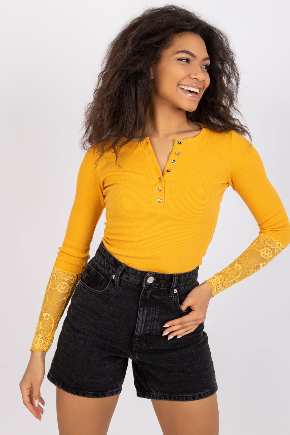 Blouse femme Rue Paris Chemisier Chemisier — orange