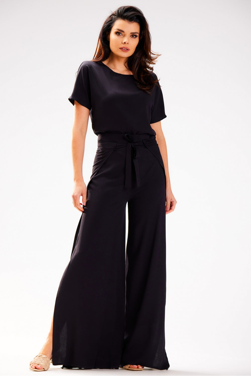 Chaussures à talons femme awama Pantalon Pantalon — noir