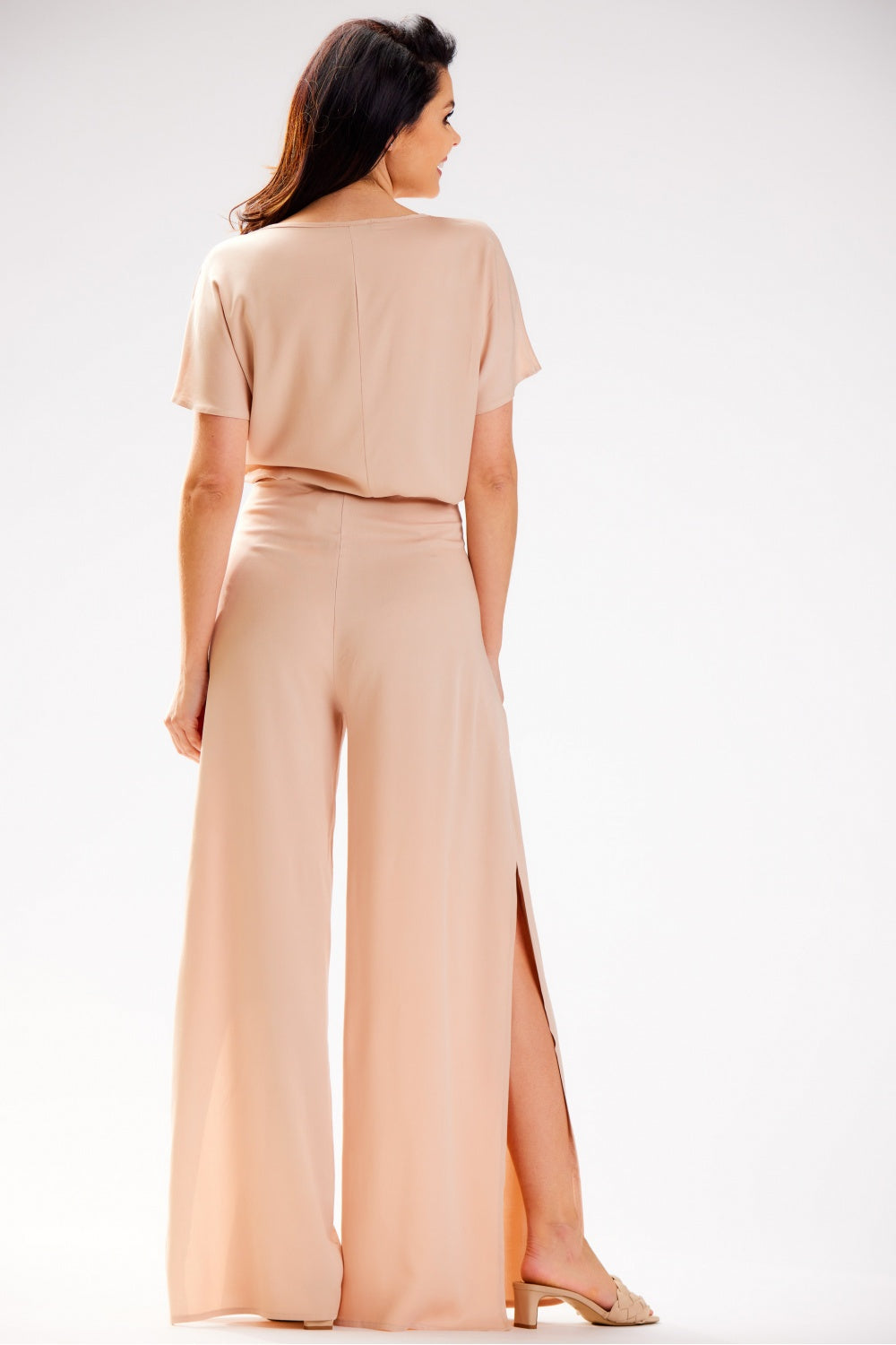 Chaussures à talons femme awama Pantalon Pantalon — beige