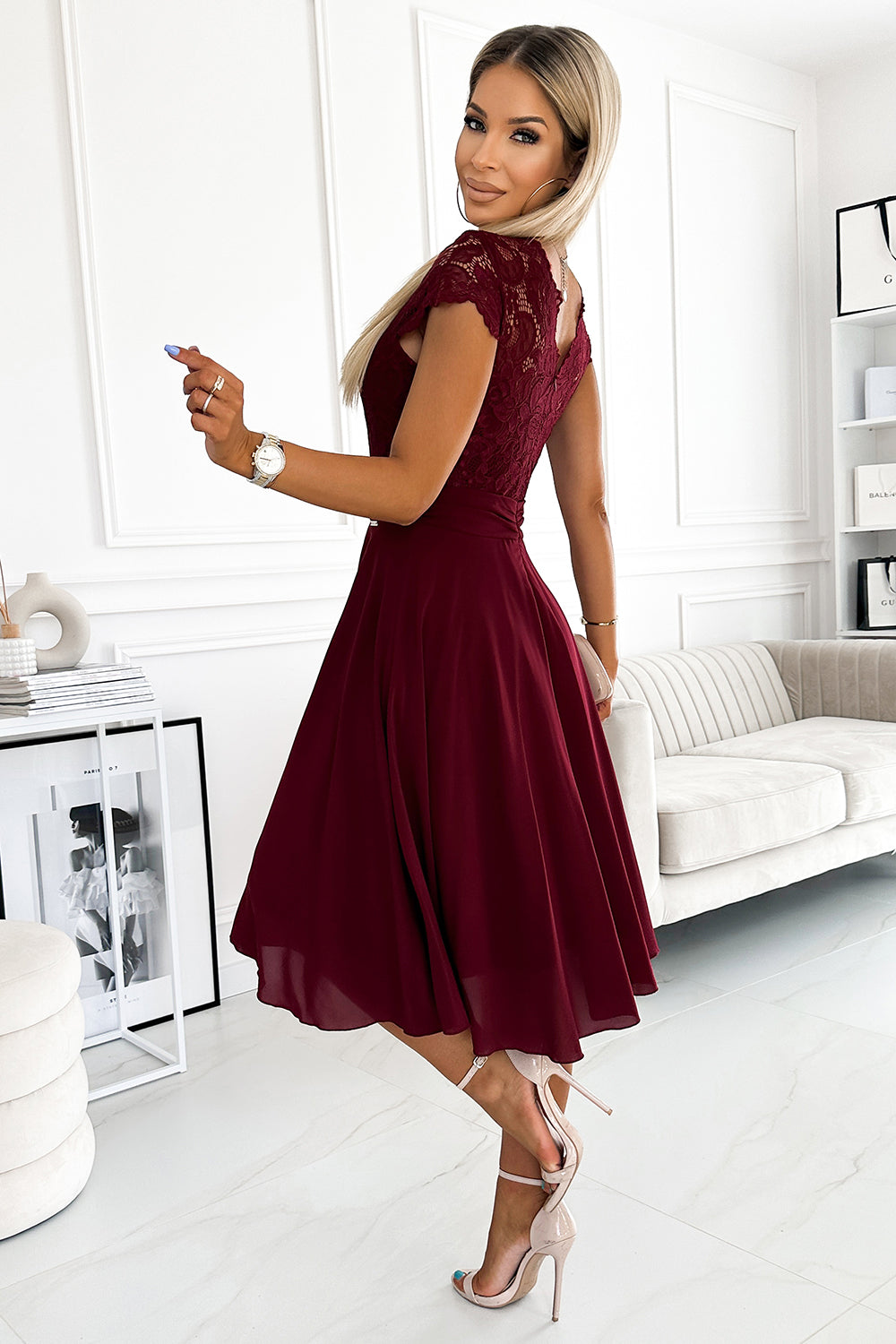 Robe femme Numoco De Soirée De — rouge