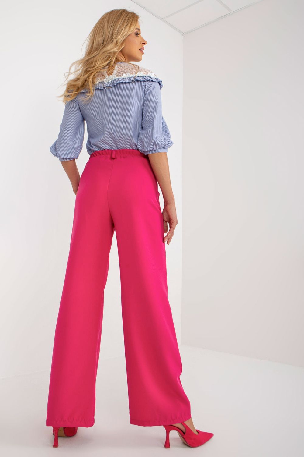 Chaussures à talons femme Italy Moda Pantalon Pantalon — rosé