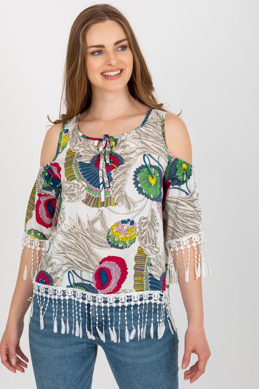 Blouse femme AT Chemisier Chemisier — blanc