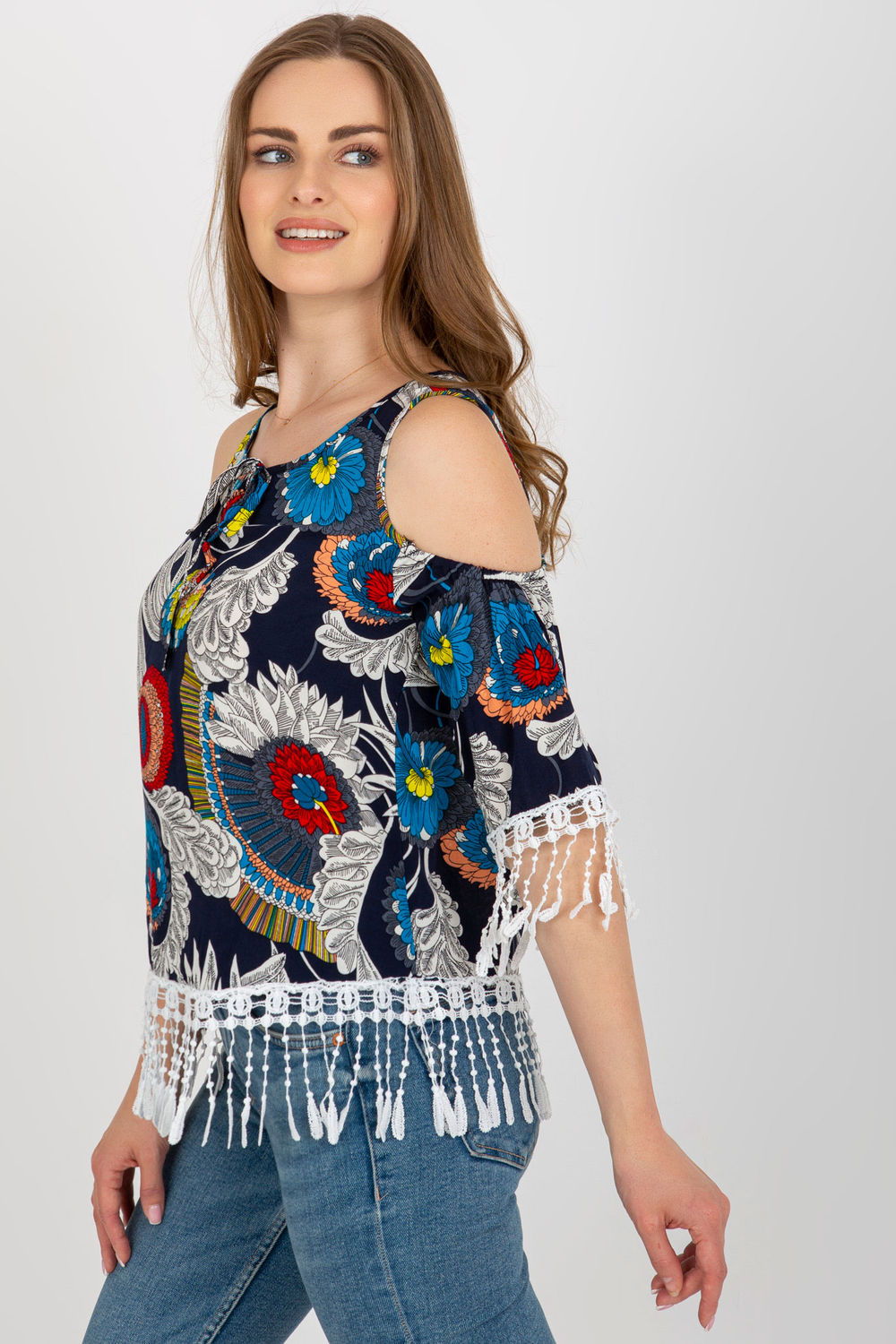 Blouse femme AT Chemisier Chemisier — bleu marine