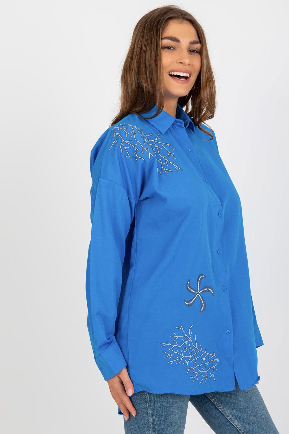 Blouse femme Factory Price — bleu