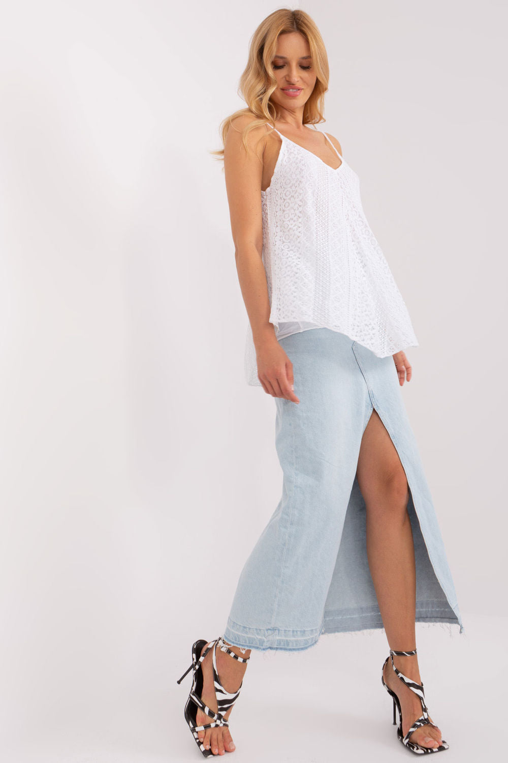 Maillot de bain femme Och Bella Top Top — blanc
