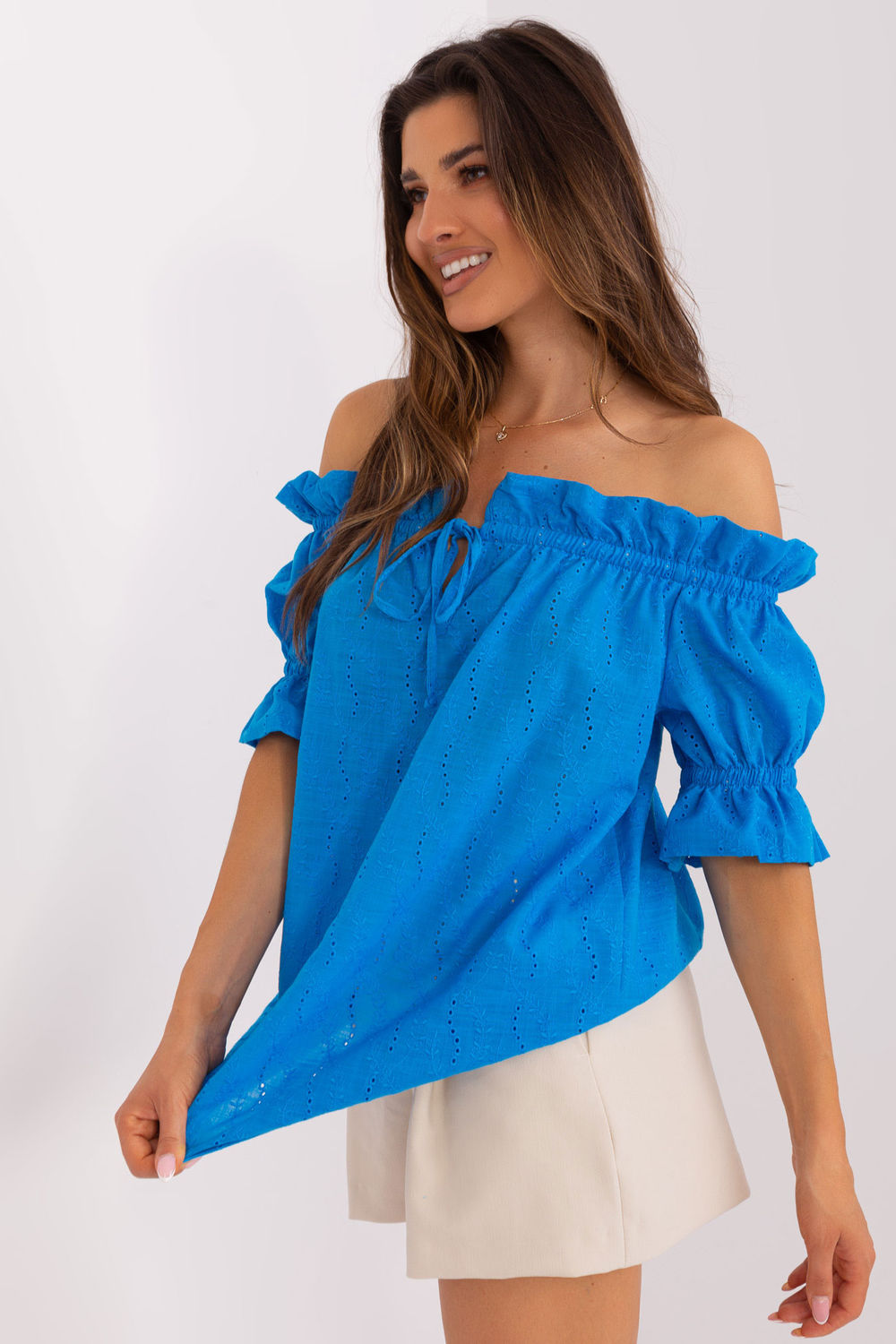 Blouse femme Lakerta Chemisier Chemisier — bleu