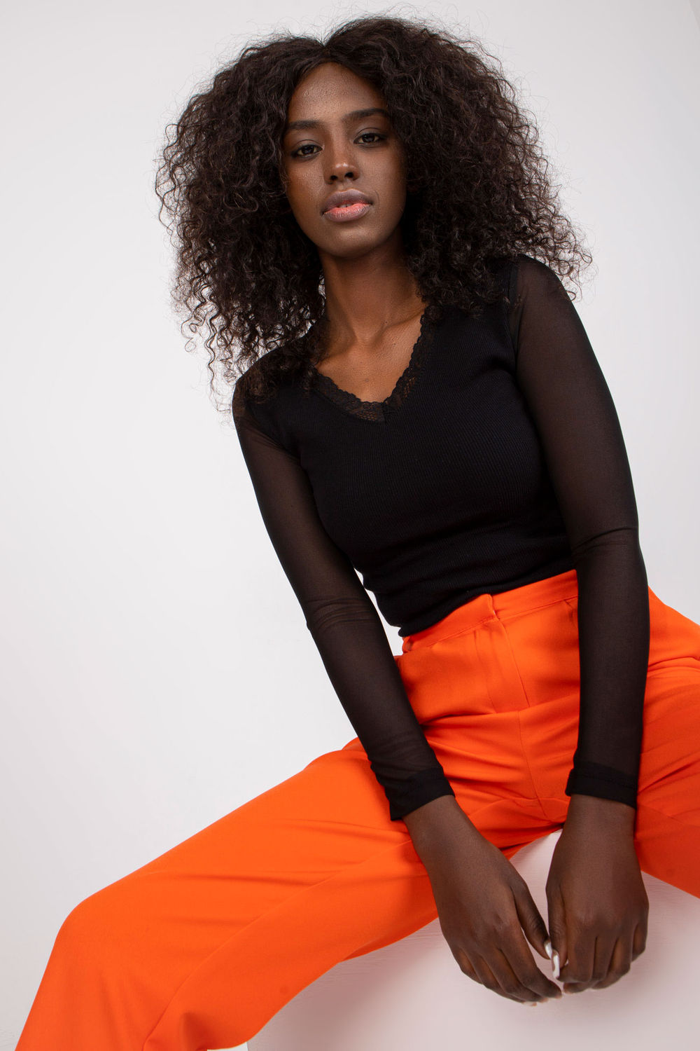 Blouse femme Rue Paris Chemisier Chemisier — noir