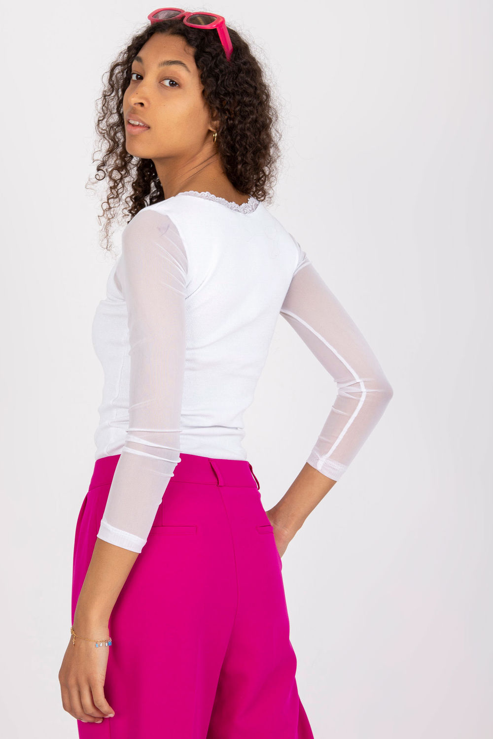 Blouse femme Rue Paris Chemisier Chemisier — blanc