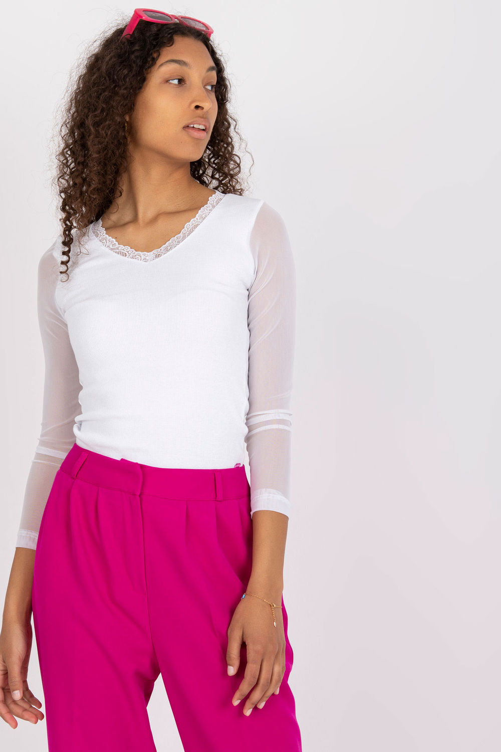 Blouse femme Rue Paris Chemisier Chemisier — blanc